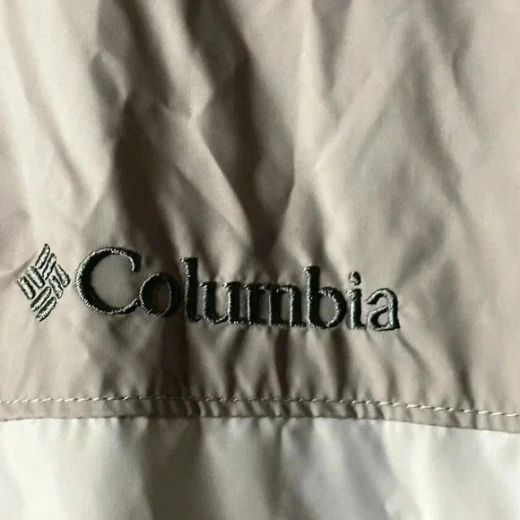 COLUMBIA MENS SIZE XXL GRAY LIGHTWEIGHT JACKET  STOWAWAY HOOD EUC ZIP FRONT - Picture 3 of 12